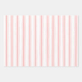 Zomer tropische Flamingo pastel roze set van 3 Inpakpapier Vel (Voorkant 2)