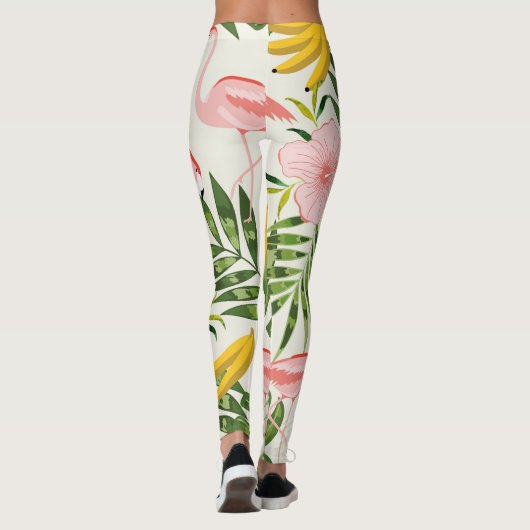 Zomer Tropische Leggings (Achterkant)