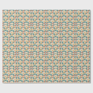 Zomer Tropische Palmbomen & Geometrisch Zonontwerp Cadeaupapier