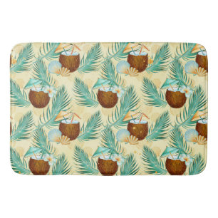 ZOMER TROPISCHE PLANTEN & BLOEMEN BADMAT