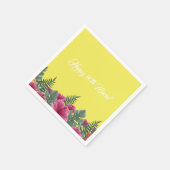 Zomer Tropische Verjaardag Papier Servetten (Hoek)