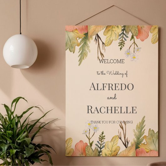 Zomer Tuin Bloem Bruiloft Poster
