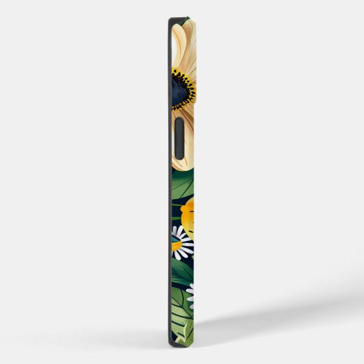 Zomer Tuin Bloemen Aardbei Patroon Case-Mate iPhone Case (Achterkant / Rechts)