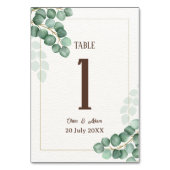 Zomer Tuin Bloemen Bruiloft Kaart (Achterkant)