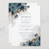 Zomer Tuin Bloemen Bruiloft Kaart (Voorkant / Achterkant)