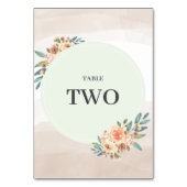 Zomer Tuin Bloemen Bruiloft Kaart (Achterkant)