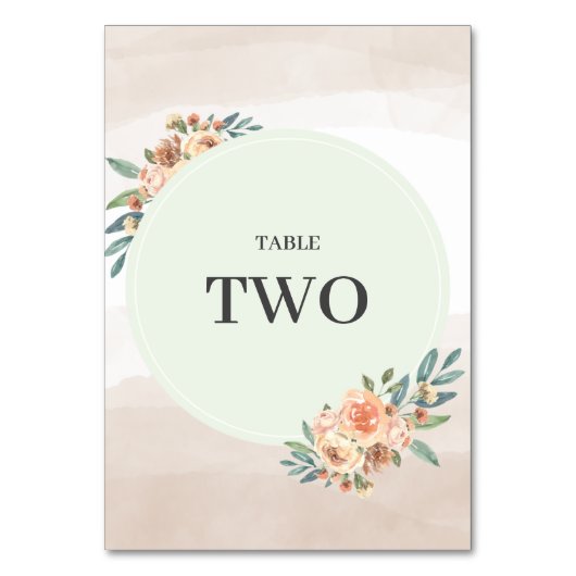 Zomer Tuin Bloemen Bruiloft Kaart (Voorkant)