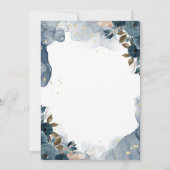 Zomer Tuin Bloemen Bruiloft Kaart (Achterkant)