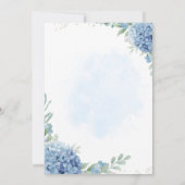 Zomer Tuin Bloemen Bruiloft Kaart (Achterkant)