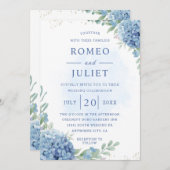 Zomer Tuin Bloemen Bruiloft Kaart (Voorkant / Achterkant)