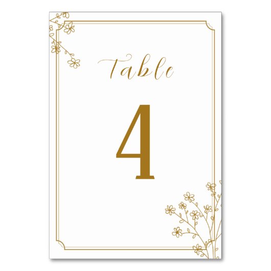 Zomer Tuin Bloemen Bruiloft Kaart (Voorkant)