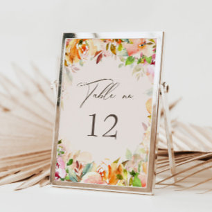 Zomer Tuin Bloemen Tafel Aantal Zitplaatsen Kaart
