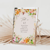 Zomer Tuin Bloemen Tafel Aantal Zitplaatsen Kaart