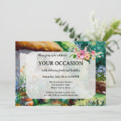 Zomer Tuin Cottage Kaart (Staand voorkant)