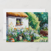 Zomer Tuin Cottage Kaart (Achterkant)