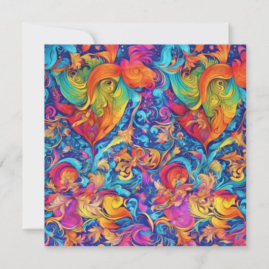 Zomer tuin feestdagenkaart (Voorkant)