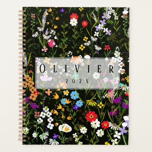 Zomer tuin illustratie schilderij planner (Voorkant)