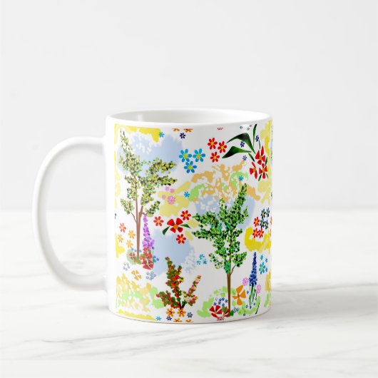 Zomer tuin koffiemok (Links)