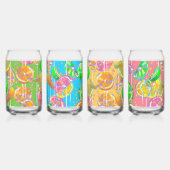 Zomer Tuin Party Kan Glas Set (Voorkant)