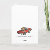 Zomer Tuin Patio Dank u kaart (Achterkant)