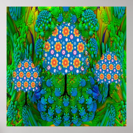 Zomer Tuin Poster (Voorkant)