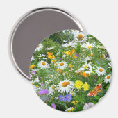 Zomer Tuin Ronde Magneet (Voorkant / Achterkant)