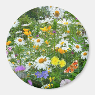 Zomer Tuin Ronde Magneet
