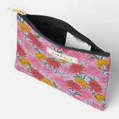 Zomer Tuin Roze Bloemen Bruidsmeisje Gepersonalise Etui (Open)