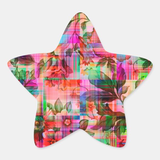 Zomer tuin ster sticker (Voorkant)