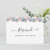 Zomer tuin waterverf bloemendecoratie bord kaart (Staand voorkant)