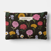 Zomer Tuin Zwart Bloemen Bruidsmeisje Gepersonalis Etui (Voorkant)