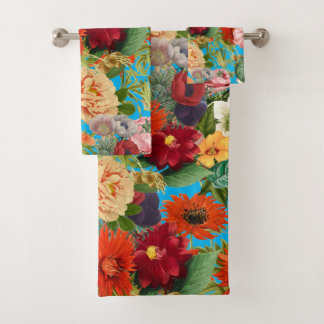 Zomer  tuinblijvend bloesem bad handdoek