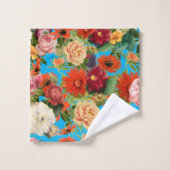 Zomer tuinblijvend bloesem bad handdoek (Wasdoekje)