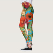 Zomer  tuinblijvend bloesem leggings (Links)