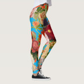 Zomer  tuinblijvend bloesem leggings (Rechts)