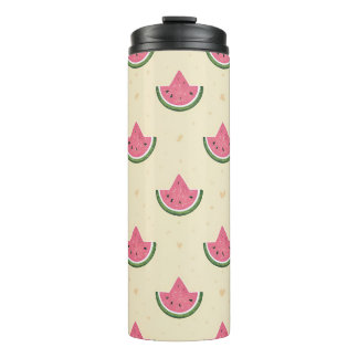 Zomer Tumbler van Roze Watermeloenen, 16oz Geïsole Thermosbeker