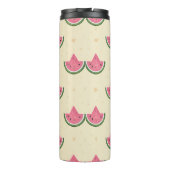 Zomer Tumbler van Roze Watermeloenen, 16oz Geïsole Thermosbeker (Achterkant)