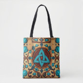 Zomer Turquoise: Tote Bag (Voorkant)