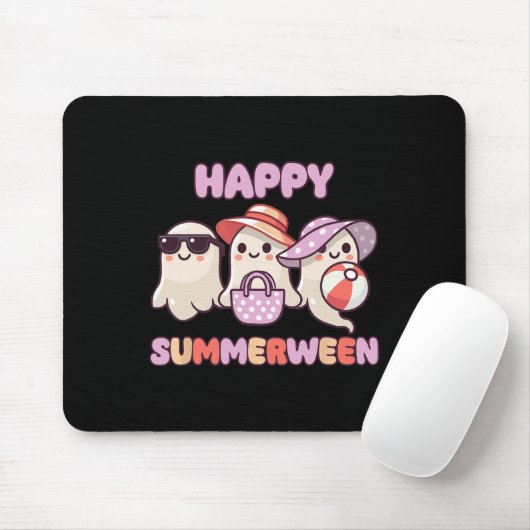 Zomer tussen Halloween Ghost Muismat (Met muis)