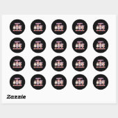 Zomer tussen Halloween Ghost Ronde Sticker (Vel)