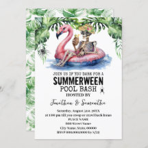 Zomer tussen Tropical Skeleton Pool Party