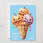 Zomer tussen verjaardagsuitnodiging kaart (Achterkant)