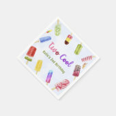 Zomer Twee Cool Popsicle 2e Verjaardag servetten (Hoek)