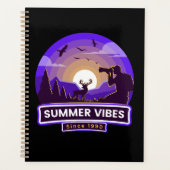 Zomer Typografie Illustratie Kunstwerk Planner (Voorkant)
