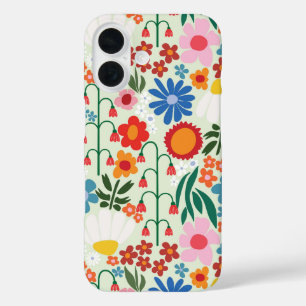 Zomer uit de jaren 60 Retro iPhone 16 Hoesje
