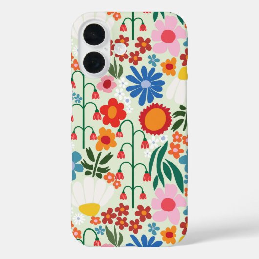 Zomer uit de jaren 60 Retro Case-Mate iPhone Case (Achterkant)