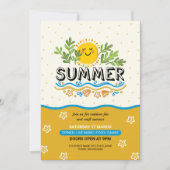 Zomer Uitnodiging Flyer (Voorkant)