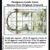 Zomer Uitzicht uit gebogen raam AN5 Decoupage Tissuepapier