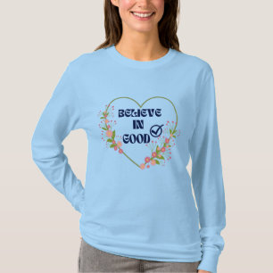 Zomer Unisex Bloemen Hart Quote B I G T-shirt