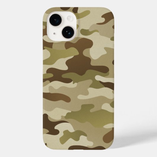 Zomer Urban Camo Bruin Groen Tan Case-Mate iPhone Case (Achterkant)